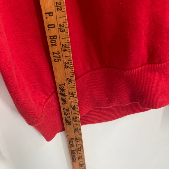 Vintage Arkansas Razorbacks Fleece Lined Sweatshirt XL Unisex 80s 90s - Picture 7 of 8